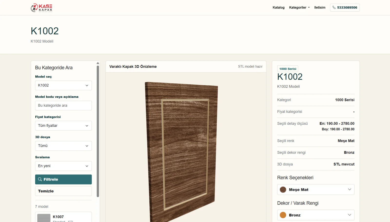 Cover Katalog Online 3D Model Kataloğu